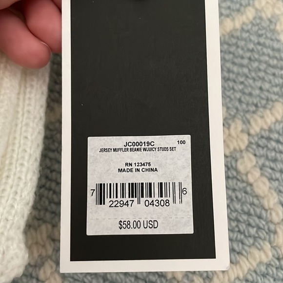 Juicy Couture Black Label Hat and Scarf Set - Picture 5 of 5